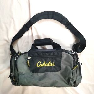 Cabela's Catch-All Gear Duffle Bag Gray Hiking Carry-On Tackle Fishing Organizer